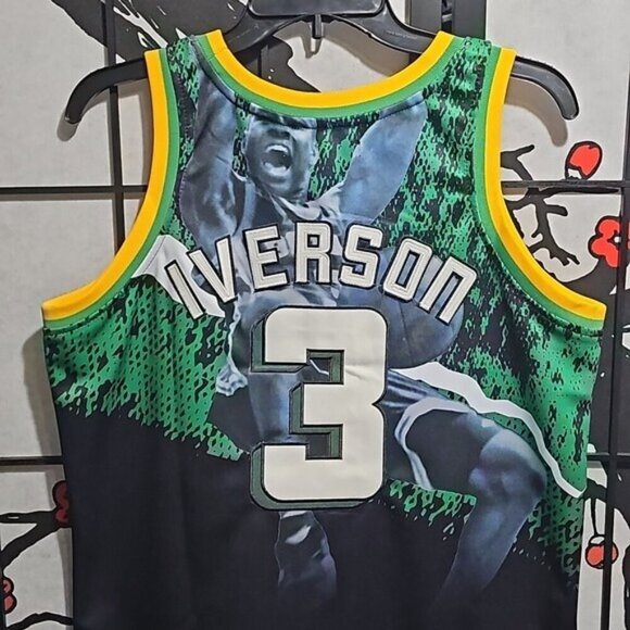 Allen Iverson Bethel Basketball Jersey Size Small New - Picture 5 of 5